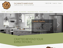 Tablet Screenshot of cabinetswarehouse.com